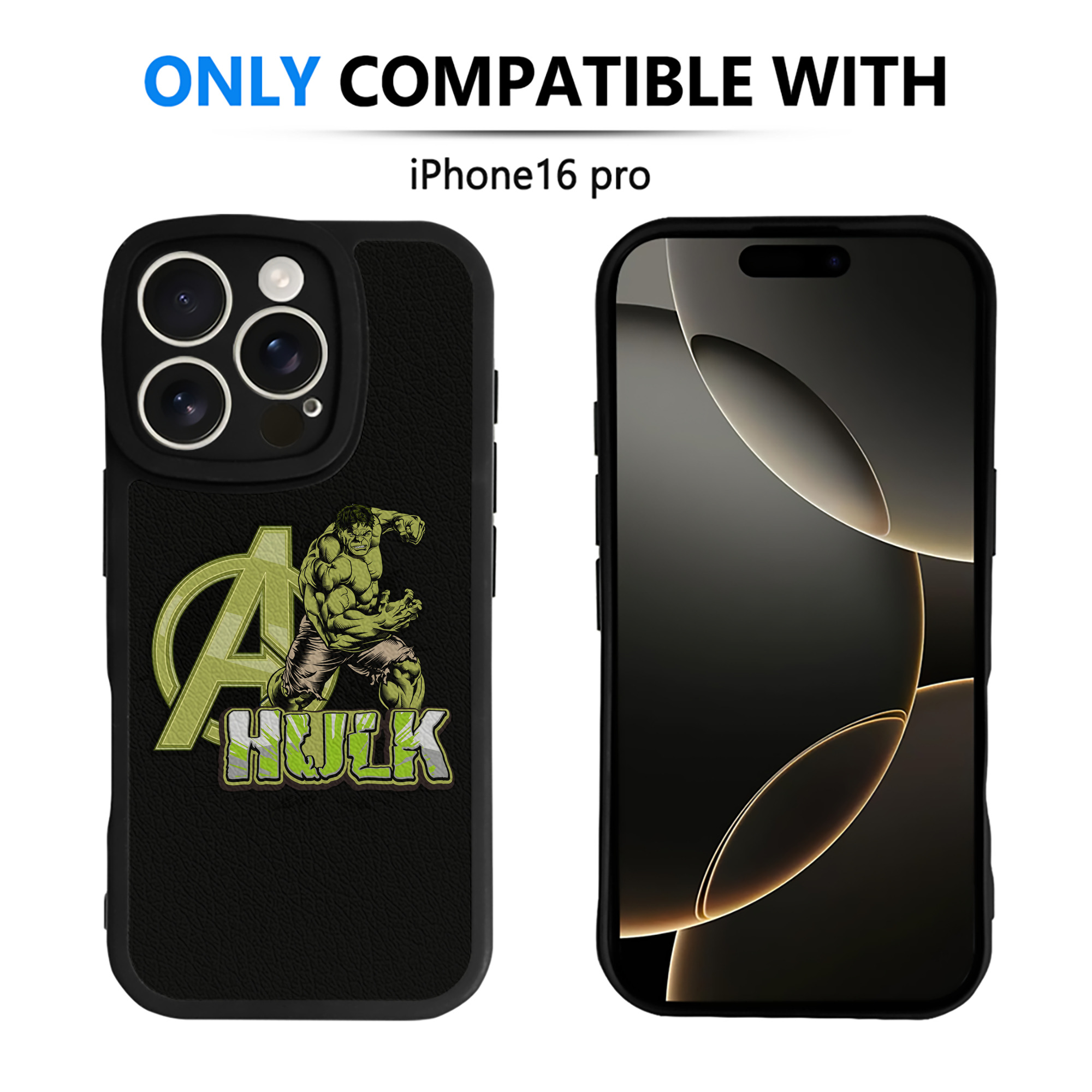 （画像用） アベンジャーズ The Avengers 【iPhone 16シリーズ対応】シリコンスマホケース（レザー調） 材質：シリコン